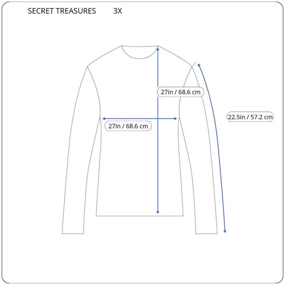 Secret Treasures Womens 3X Gray Retriever Dog Graphic Pajama Top NOV177E - Picture 2 of 8